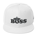 DBS Boss Snapback Cap Gray & Black stitch