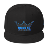 DBS The Crown Hat aqua and black stitch