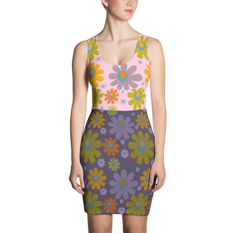Flower Split 3 Dress