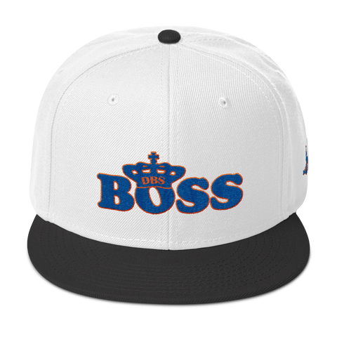DBS Boss Snapback Cap royal&orange