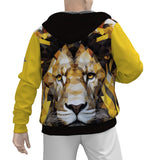 DBS Animalistic Mustard Zip Up Hoodie