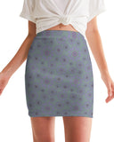 Flower Star Water Berry Women's Mini Skirt