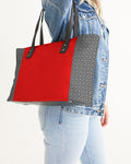 DBS Diamond Outline Red Stylish Tote