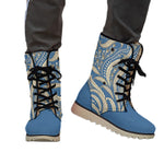 DBS Blue & Tan Plush Men's Boots