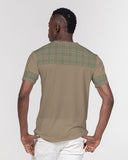 DBS Brown Plaid  Men's  Pocket Custom T