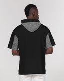 DBS Diamond Outline Black  Men's Fitness Short Sleeve Hoodie