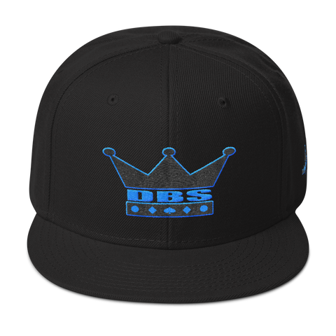 DBS The Crown Hat aqua and black stitch