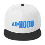 All Star Hood Snapback aqua&white stitch