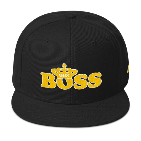 DBS Boss Snapback Cap Yell&blck stitch