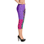 More Purple Capri Leggings - Designs By Sengbe