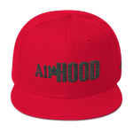 All Star Hood Snapback black&green stitch