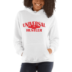 Universal Hustler red ink Hoodie - Designs By Sengbe
