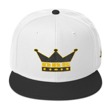DBS The Crown Hat black and yellow stitch
