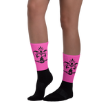 Royal Sengbe socks pink - Designs By Sengbe