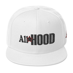 All Star Hood Snapback black&red stitch