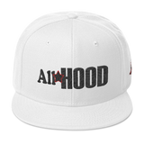 All Star Hood Snapback black&red stitch