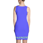 Fashion Face blue Dress - Designs By Sengbe