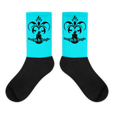 Royal Sengbe socks sky - Designs By Sengbe