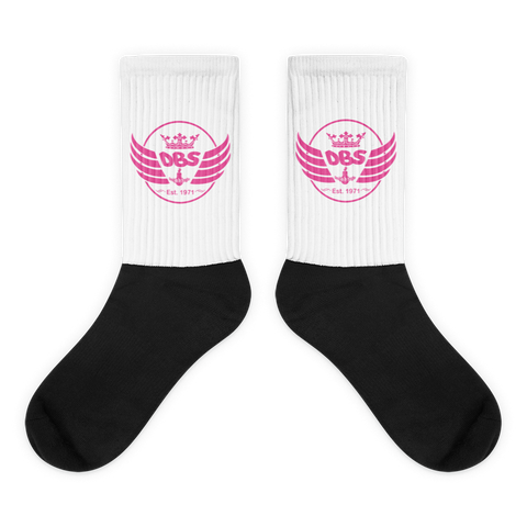 DBS Circle socks pink - Designs By Sengbe