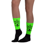 Royal Sengbe socks lime - Designs By Sengbe