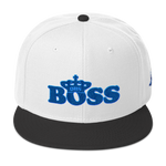 DBS Boss Snapback Cap royal&aqua stitch