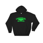 Universal Hustler green ink Hoodie - Designs By Sengbe