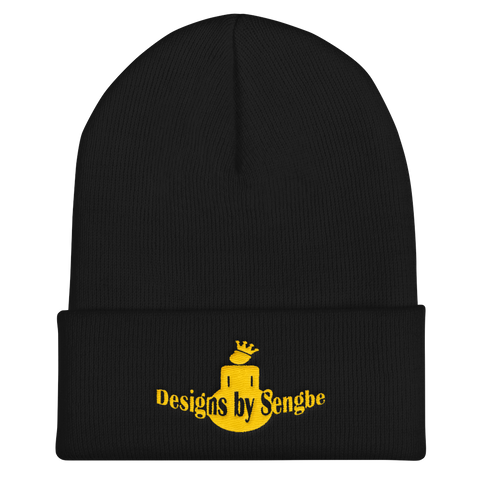 DBS Logo yellow Beanie - Designs By Sengbe