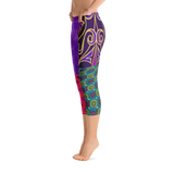 More Purple Capri Leggings - Designs By Sengbe